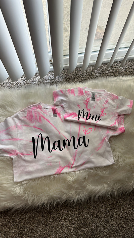 Mama & Mini Spray Painted T-Shirt